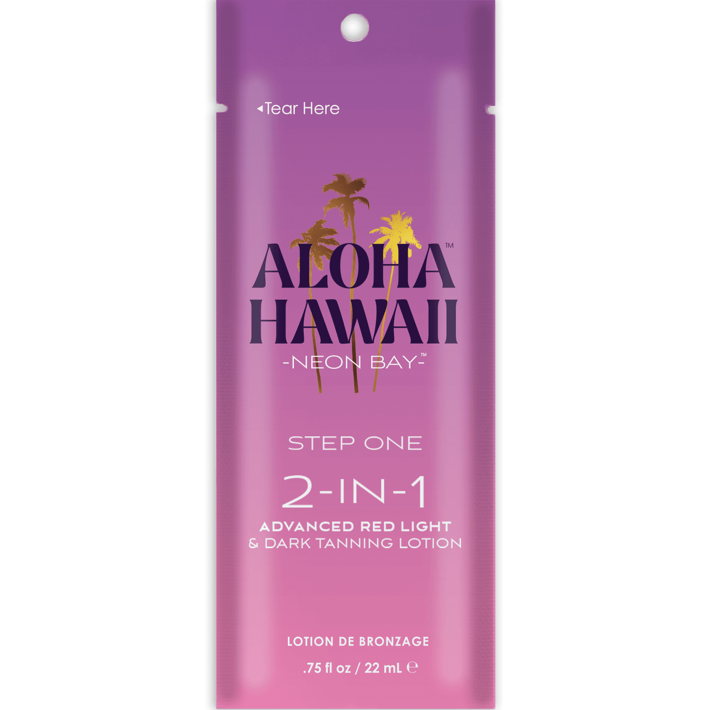 Accelerator for solarium Tan Inc Aloha Hawaii Neon Bay Red Light & Dark Tanning, 22 ml