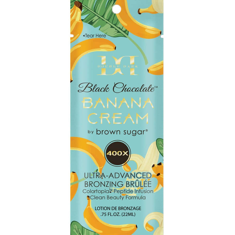Brown Sugar Double Dark Black Chocolate Banana cream for solarium