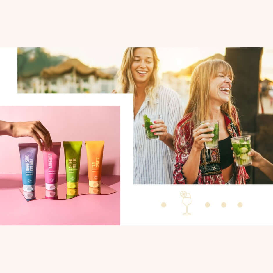 Cream for solarium 7suns Dark Side Colada Collagen Boosting Dark Bronzing 300X, 100 ml