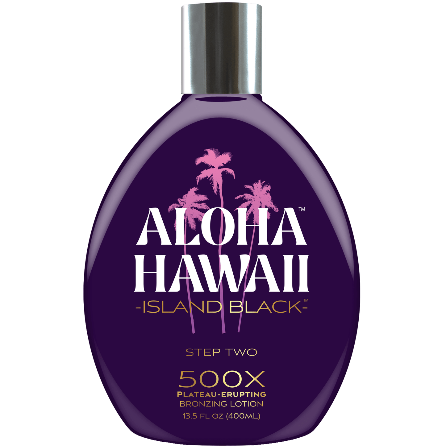 Cream for solarium Brown Sugar Aloha Black Island 500X Plateau-Erapting Bronzing Lotion, 400 ml