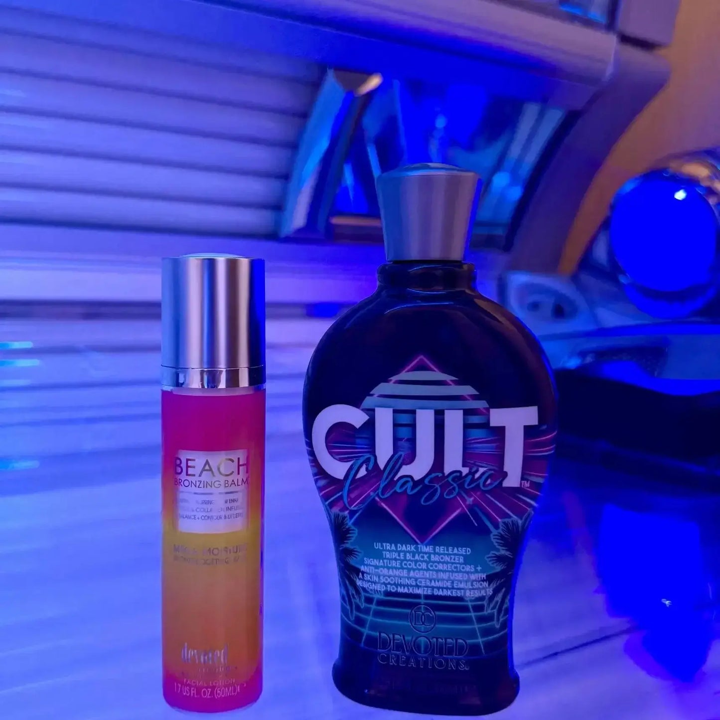 Cream for solarium Devoted Creations Cult, Classic Triple Black Bronzing Lotion, Ultra Dark, 360 ml