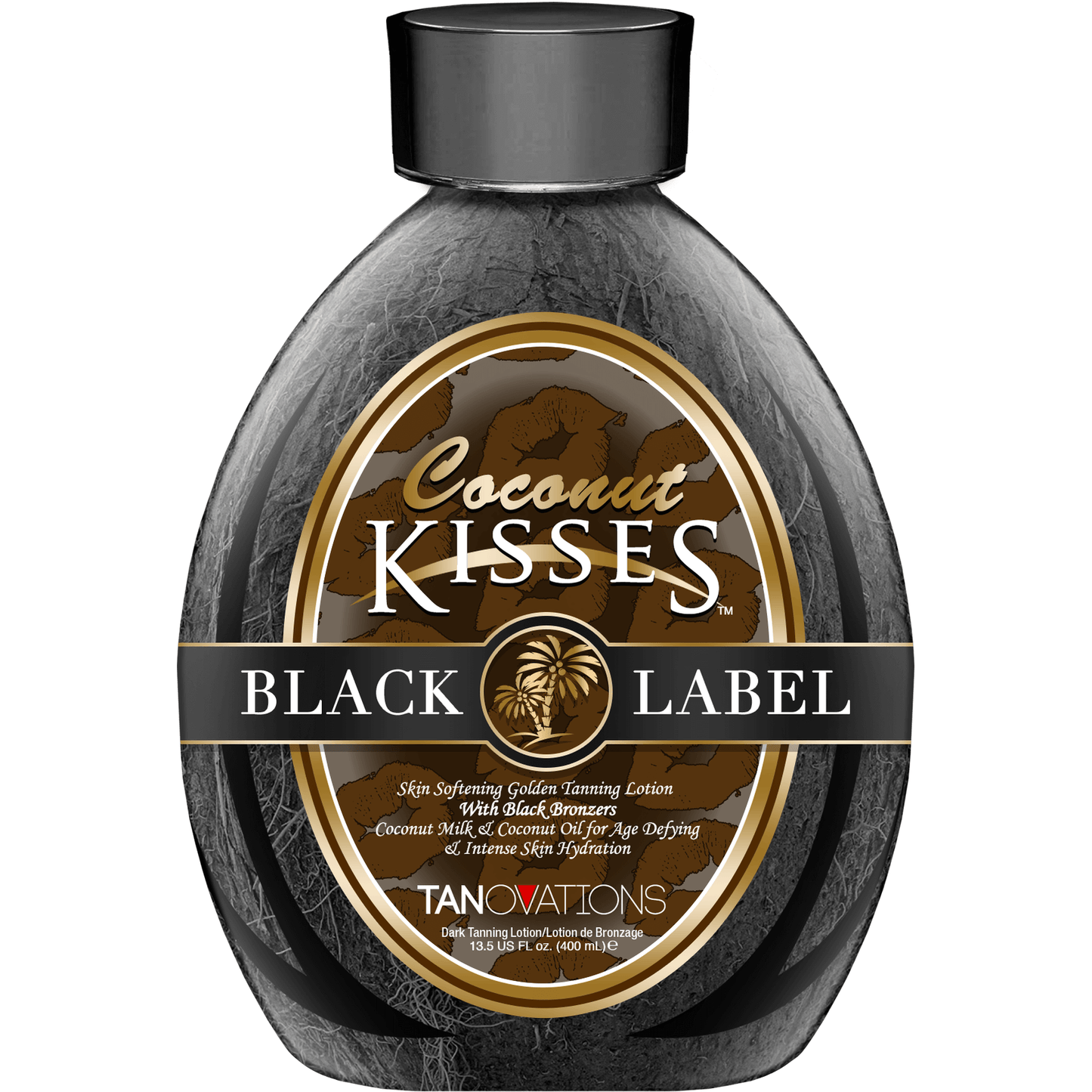 Cream for solarium Ed Hardy Coconut Kisses Black Label Skin Softening, Age Defying, Intense Hydration, 400 ml