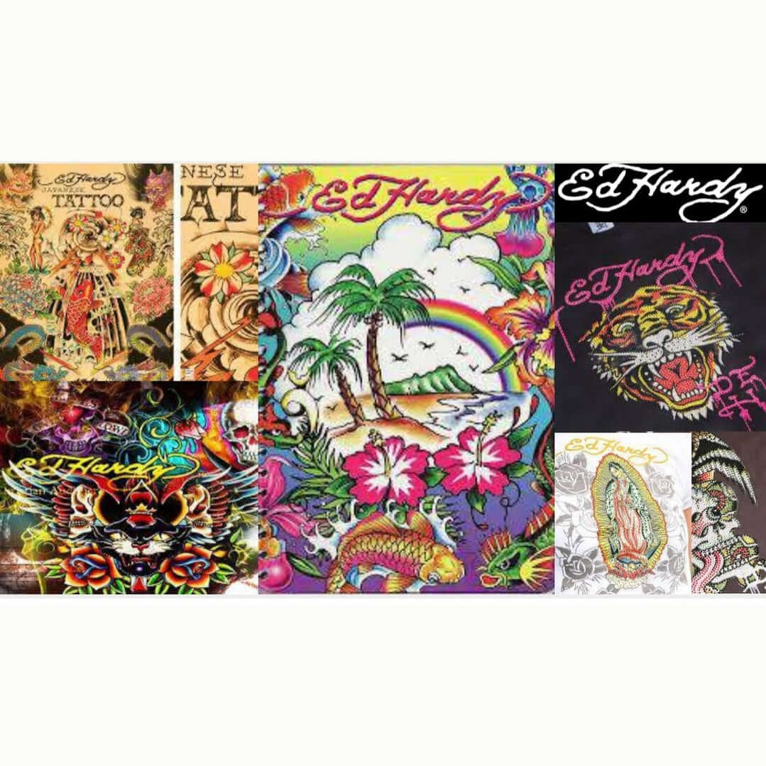 Cream for solarium Ed Hardy Destination Darkness with Detoxifying Agents, 400 ml