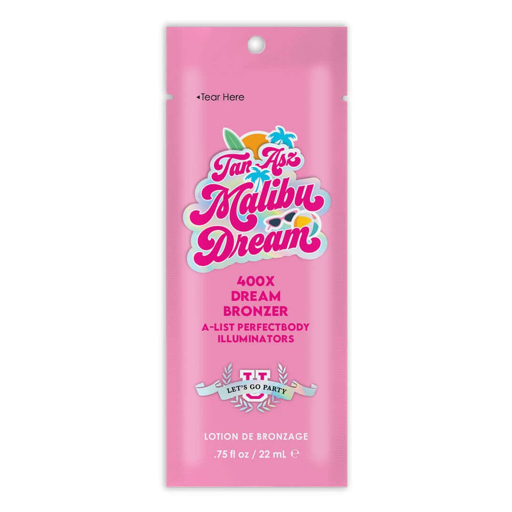 Cream for solarium Tan Asz U Malibu 400X Dream Bronzer for celebrity stylish tan and perfect body, 22 ml