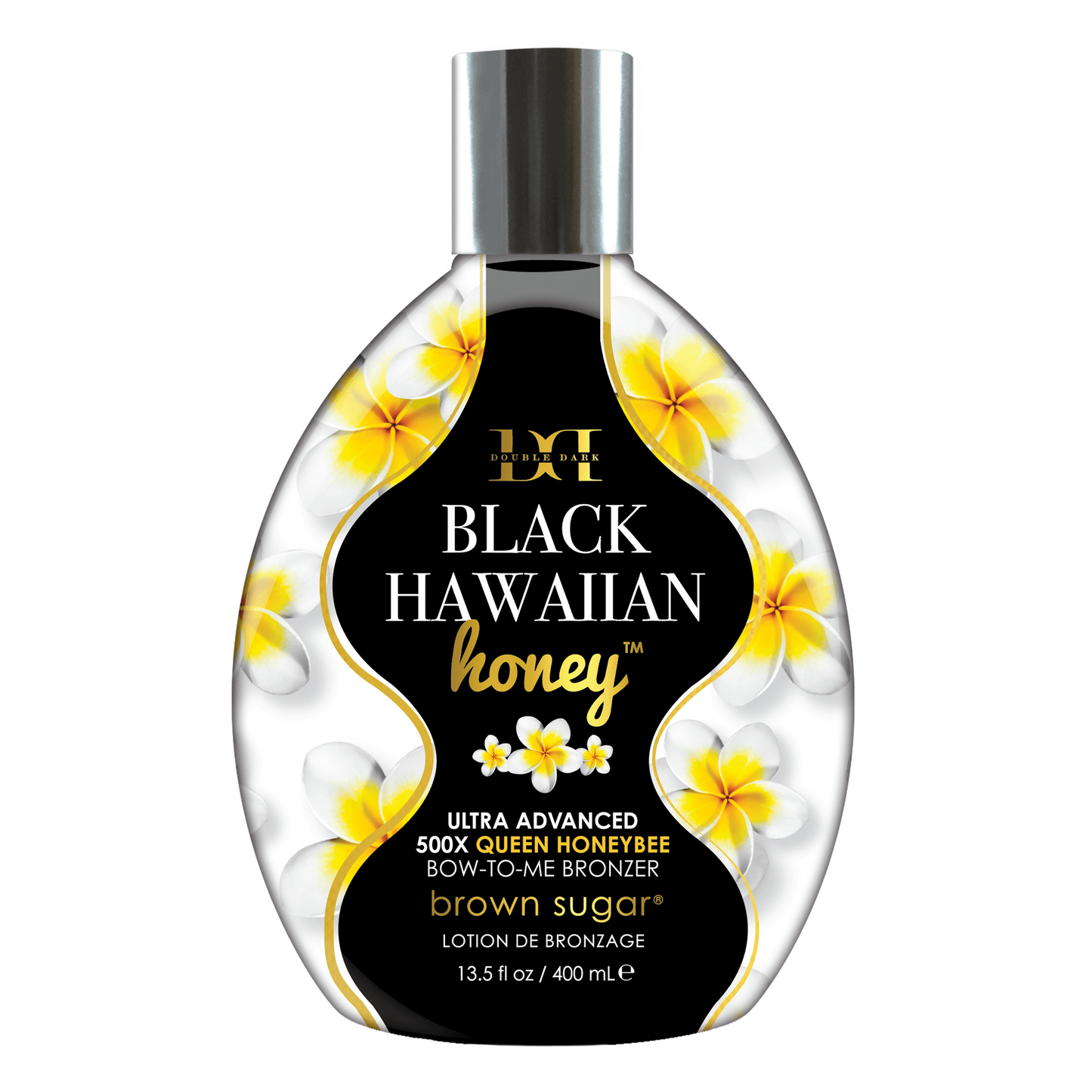 Krém na solárium Brown Sugar Aloha Black Island 500X Plateau-Erapting bronzovacie mlieko, 400 ml