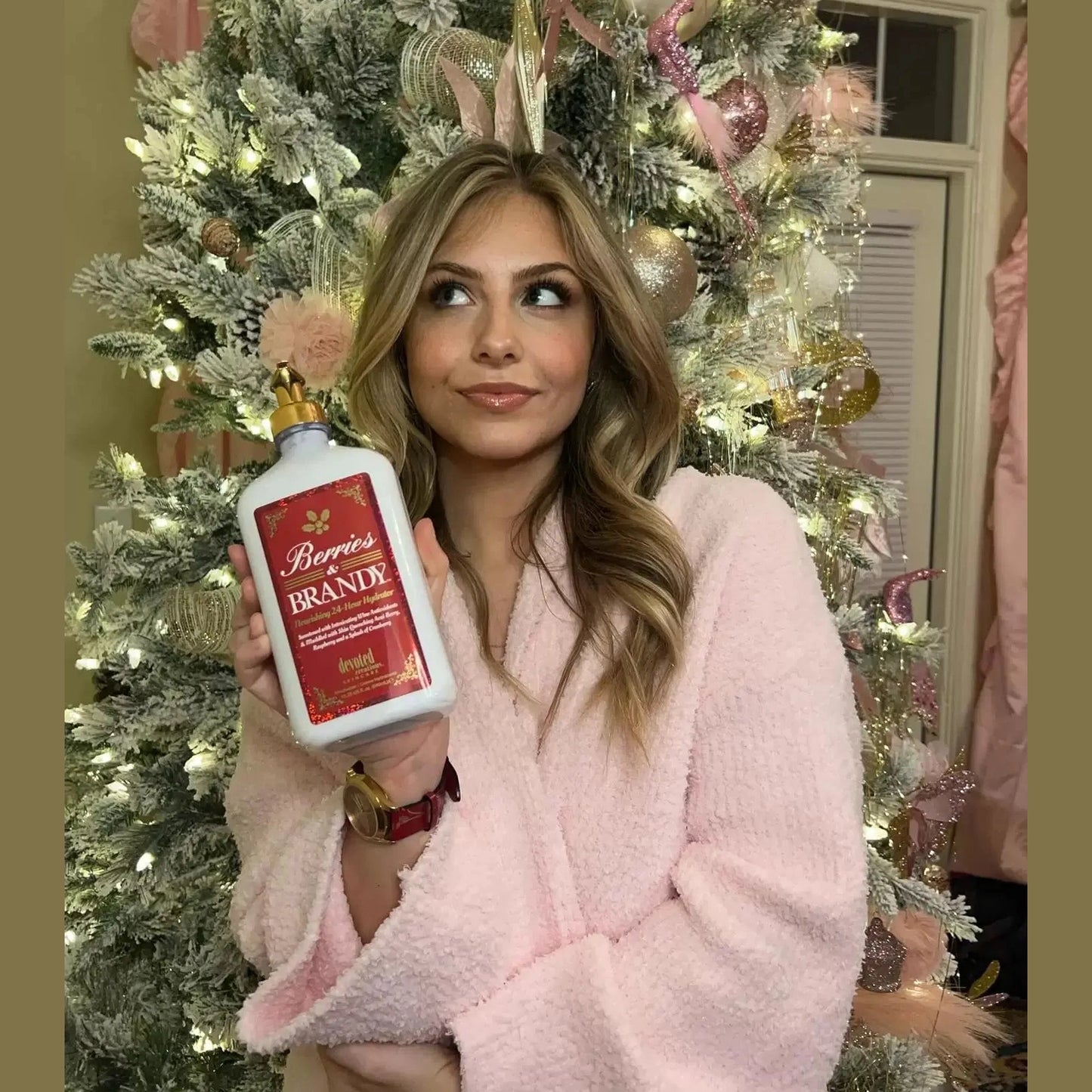 Devoted Creations Berries & Brandy, Nourishing Ultra-Rich Daily Cream with Cranberry, Acai, Raspberry, 540 ml