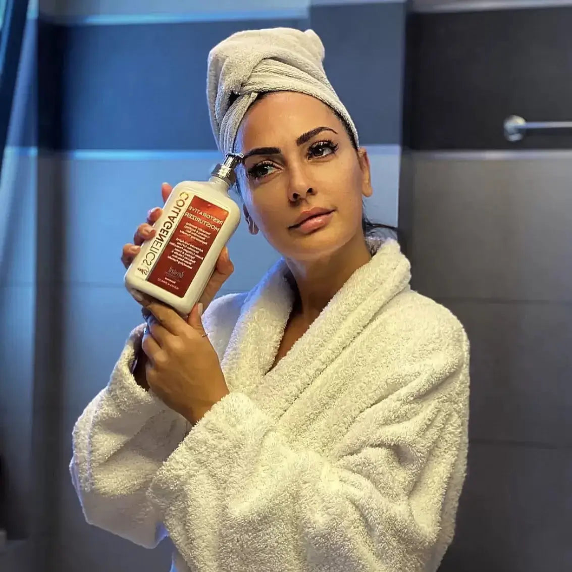 Devoted Creations Collagenetics Restorative Moisturizer, Cocoa & Shea, Lifting Effect, 540 ml