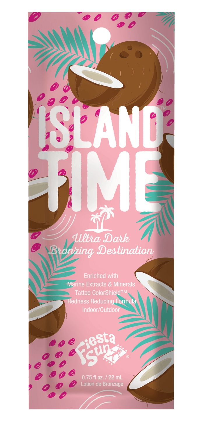 Крем за солариум Fiesta Sun Island Time, Ultra Dark Bronzing Lotion, за дълбок сияен тен, 22 мл
