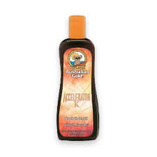 Australian Gold Accelerator K solarium lotion with Triple Carrot Blend, 250 ml dark tanning bottle