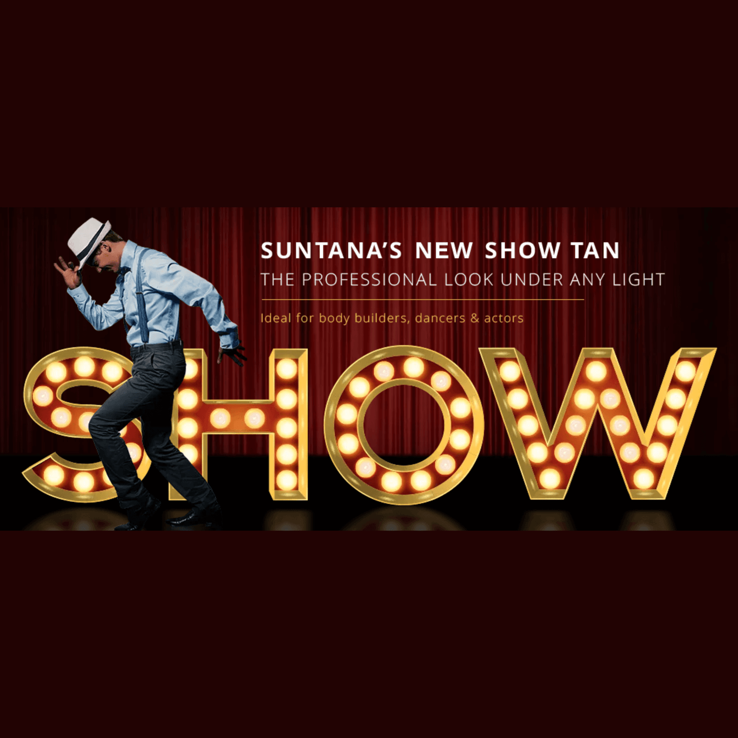Lotion for spray tanning Suntana Show Encore Dark, 1000 ml