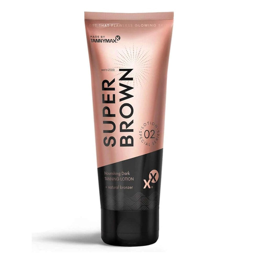 Solarium cream Tannymaxx Super Brown Nourishing Dark Tanning Lotion + Natural Bronzer 250 ml