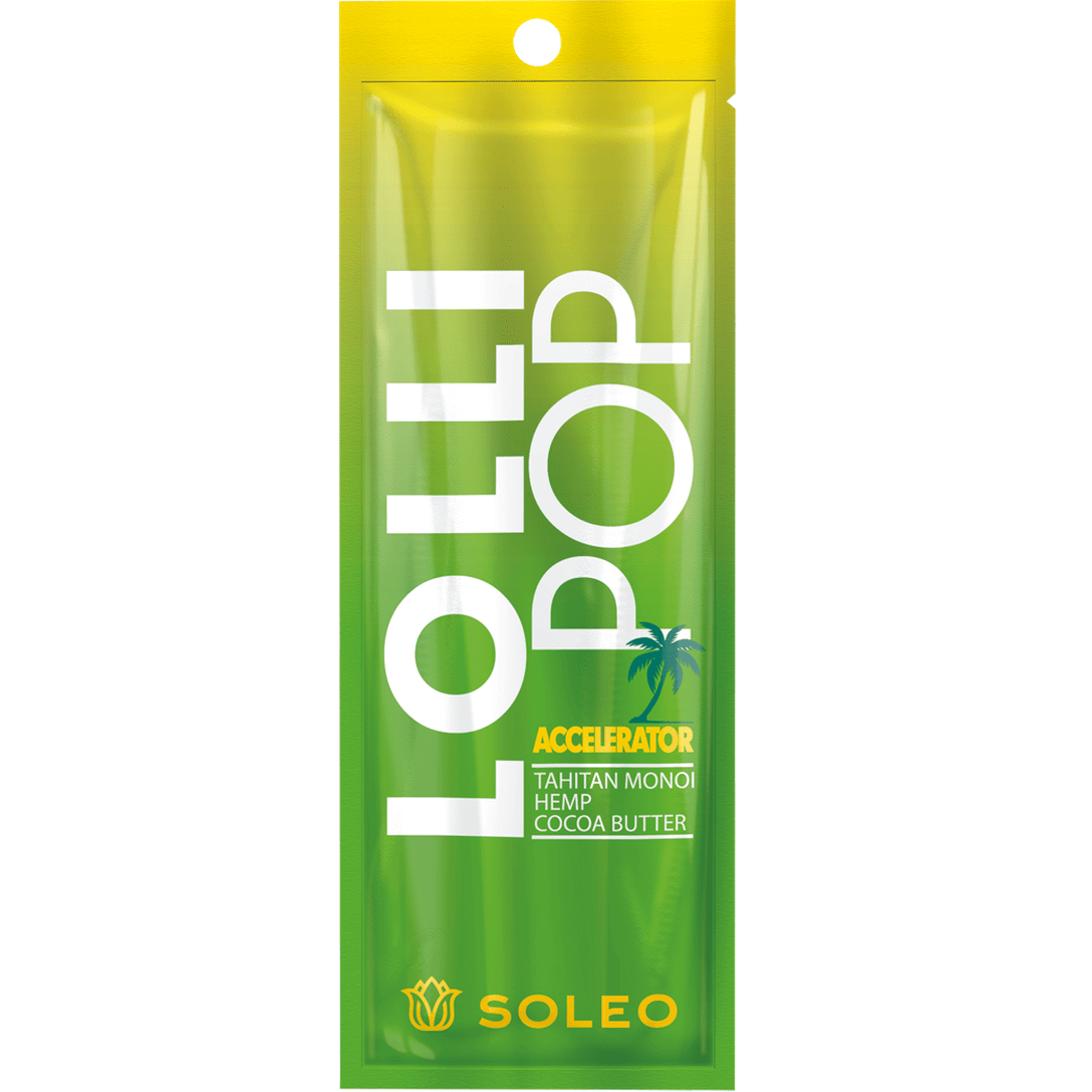 Soleo Lolli Pop tanning accelerator with nutritive Monoi oil and cocoa butter, 15 ml