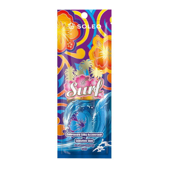 Soleo Surf accelerator for solarium with raspberry extract, 15 ml