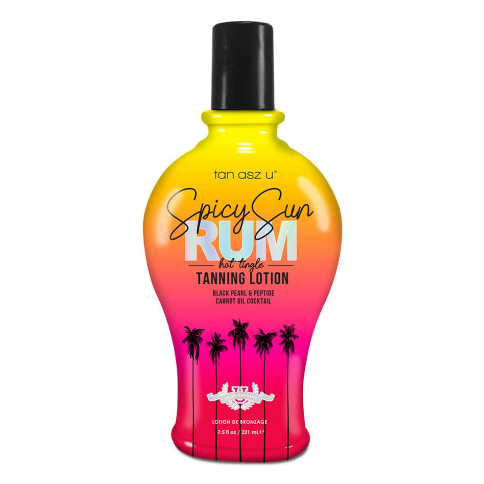 Tan Asz U Spicy Sun Rum Hot Tingle lotion for solarium with black pearl and peptide, 22 ml