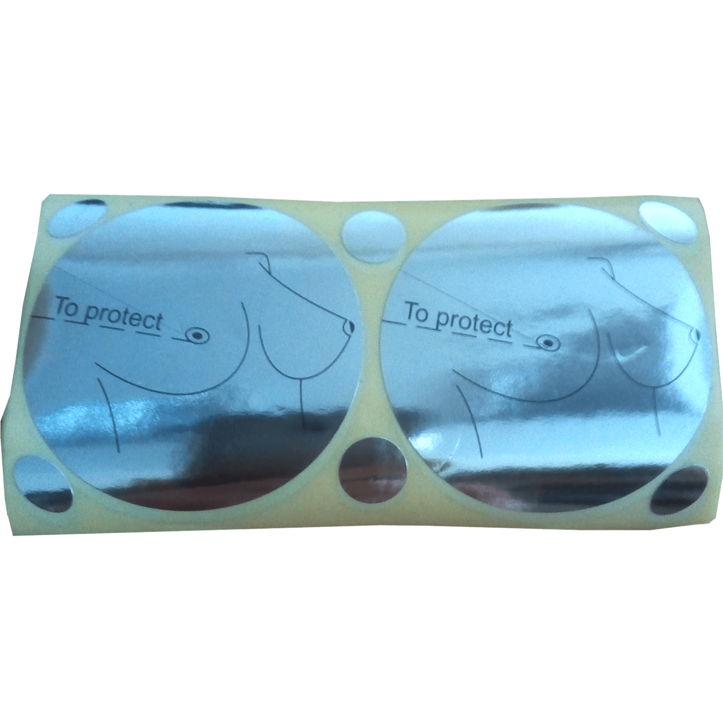 Patches for tanning for breast and moles for protection in solarium or sun