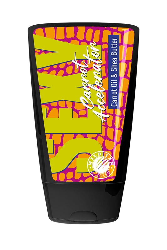 Wild Tan Sexy Carrot Accelerator tanning lotion with carrot oil & shea butter 125 ml