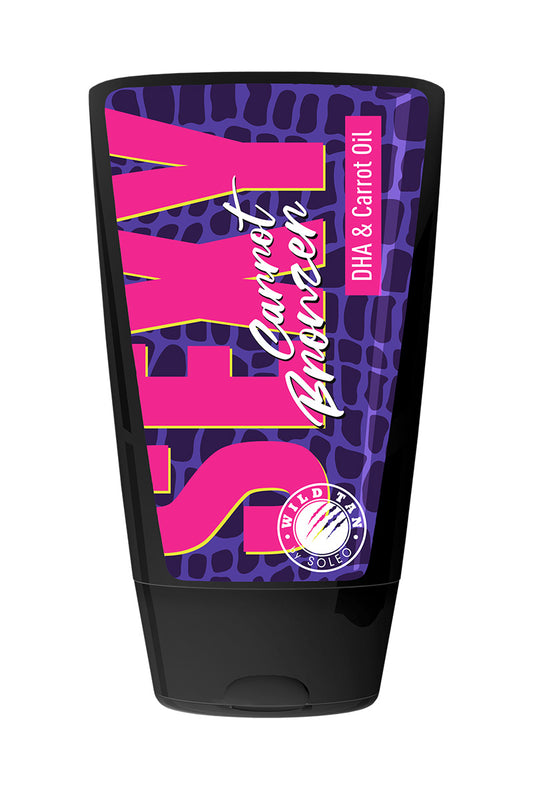 Wild Tan Sexy Carrot Bronzer for solarium with instant tan accelerator and carrot oil 125 ml