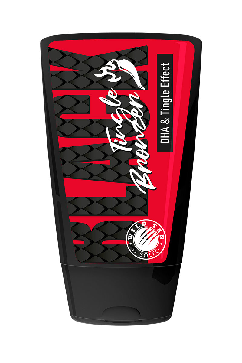 Wild Tan Black Tingle Bronzer with instant tan accelerator & with a tingle effect 125 ml