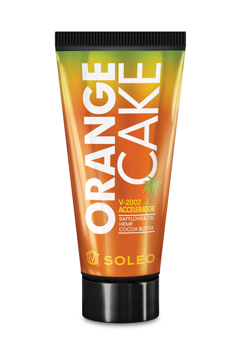 Soleo ORANGE CAKE tanning accelerator with slimming orange oil, 150 ml