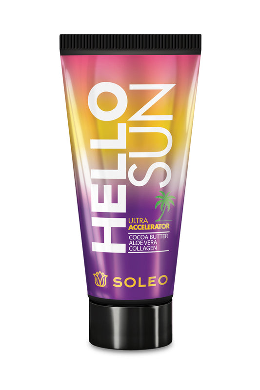 Soleo HELLO SUN ultra tanning accelerator with regenerating cocoa butter, 150 ml