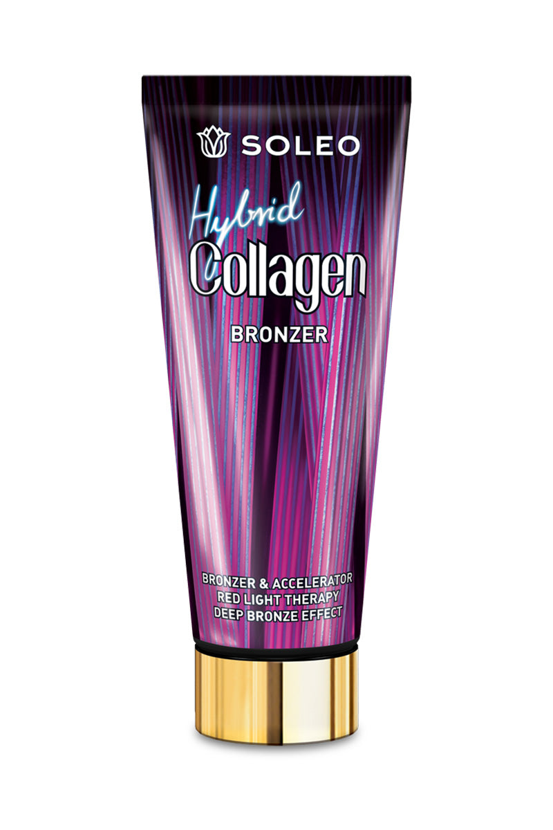 Soleo Collagen Hybrid Bronzer collagen bronzer for solarium with tyrosine and macadamia oil 200 ml