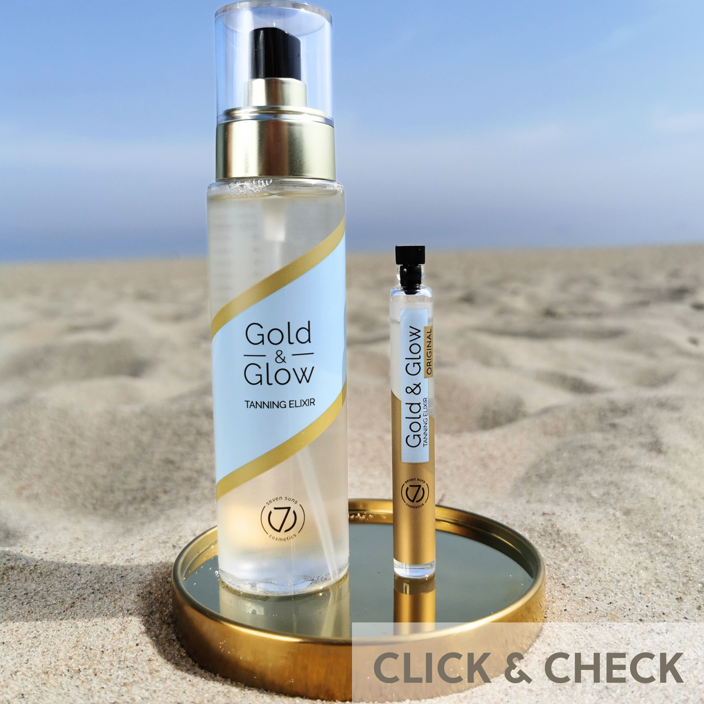 7suns Gold & Glow Original dry tanning oil intensifier, 6 ml