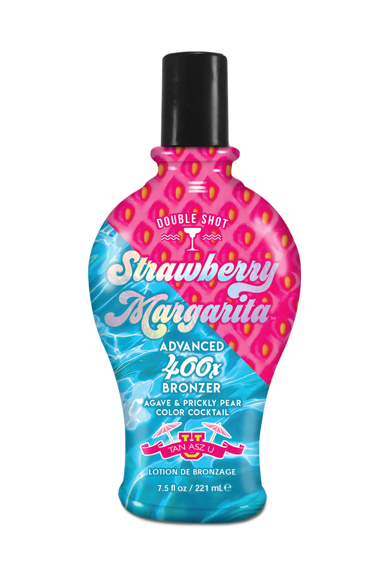 Tan Asz U SRAWBERRY MARGARITA 400X with elite bronzer for the stylish bronze tan & delectable skin, 221 ml