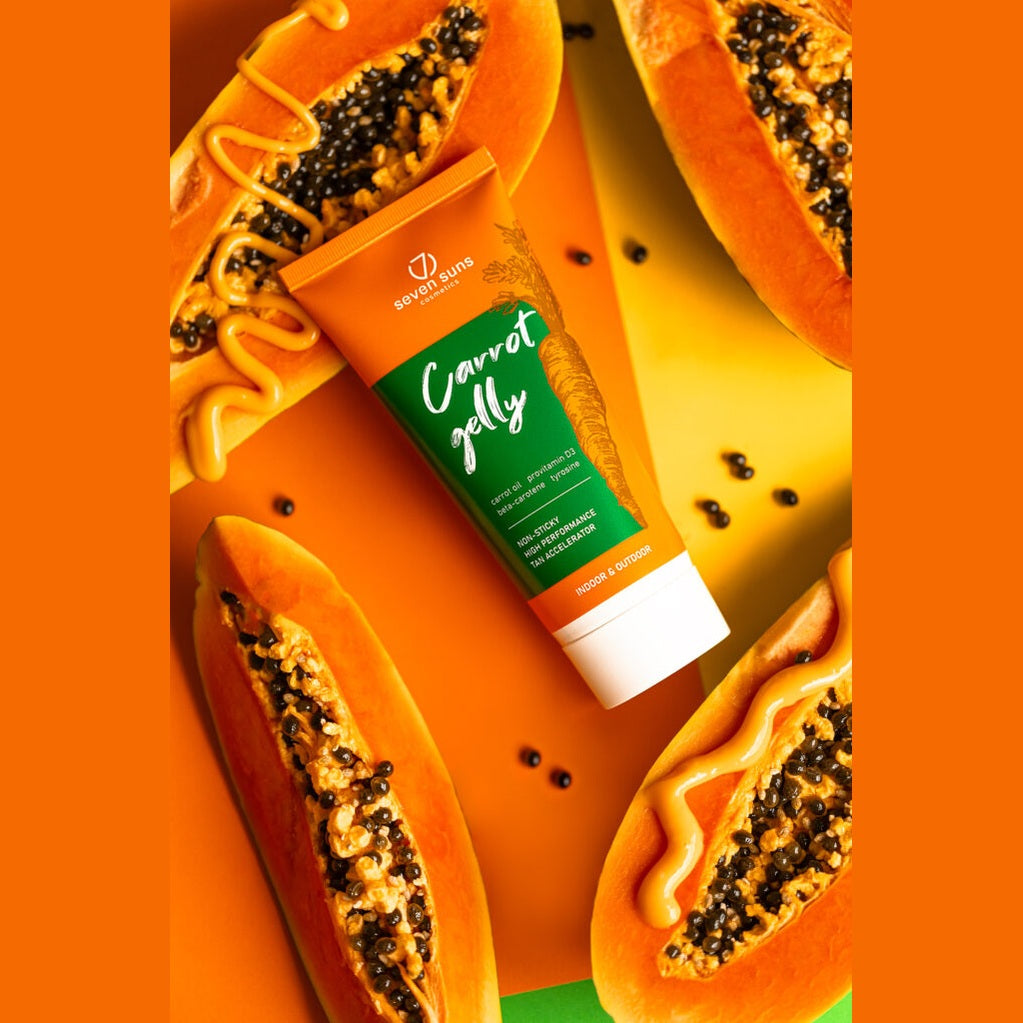 7suns Carrot Gelly Carotene gel for solarium, 200 ml