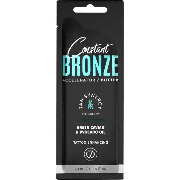 7suns Constant Bronze Accelerator for solarium with green caviar and avocado oil, 15 ml