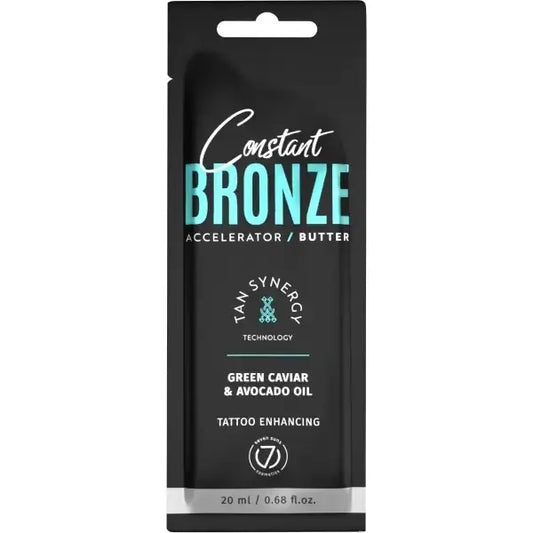 7suns Constant Bronze Accelerator for solarium with green caviar and avocado oil, 15 ml