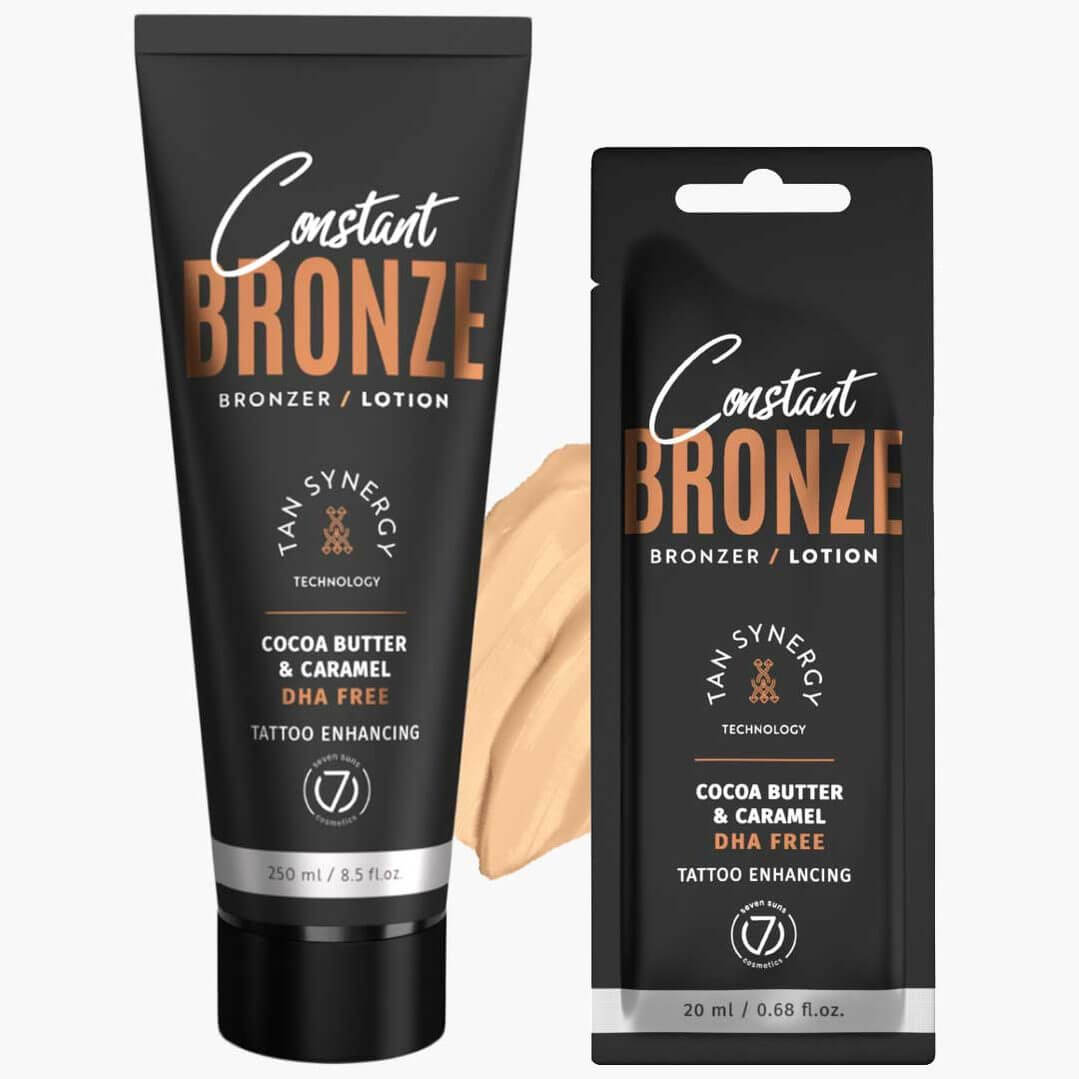 7suns Constant Bronze Immediate Bronzer for solarium with cocoa and caramel, 250 ml