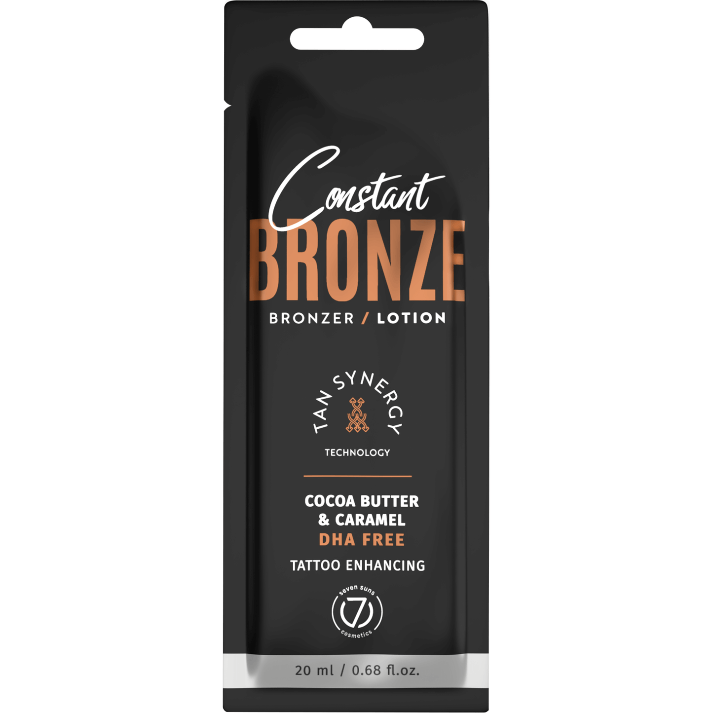 7suns Constant Bronze Immediate Bronzer for solarium with cocoa and caramel, 15 ml