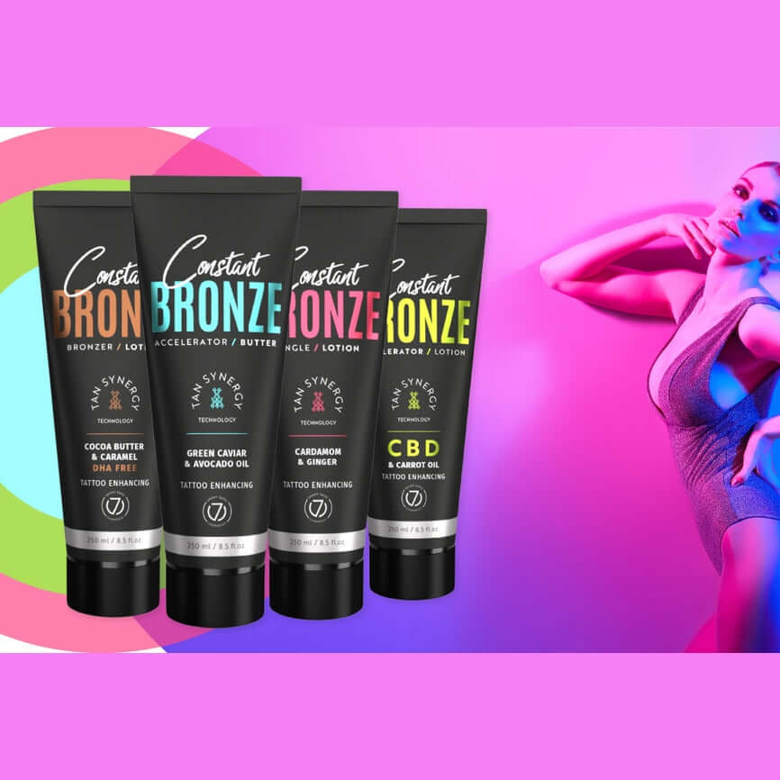 7suns Constant Bronze Immediate Bronzer for solarium with cocoa and caramel, 250 ml