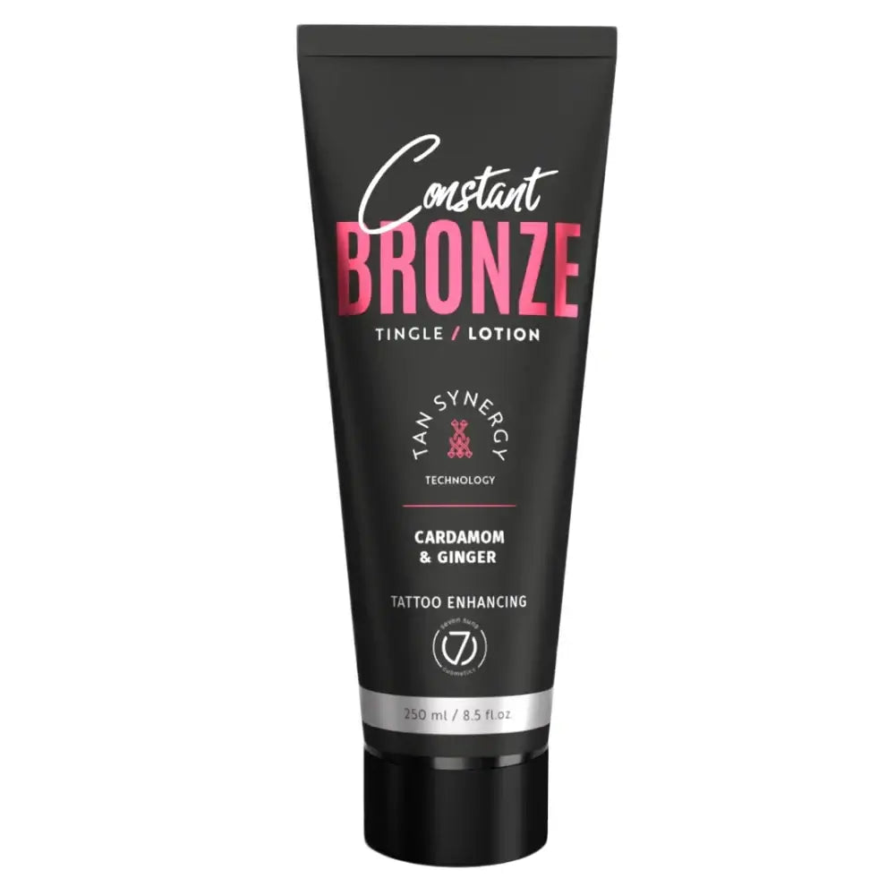 7suns Constant Bronze Tingle lotion for solarium with warming tingle effect and tattoo enhancing 250 ml