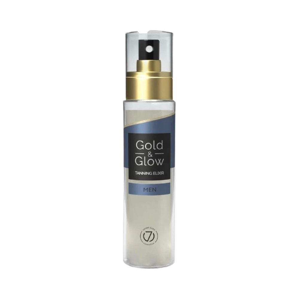 7suns Gold & Glow Men tanning oil intensifier, 100ml dry oil formula