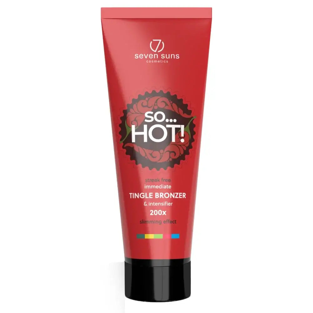 7suns So Hot! immediate tingle bronzer for solarium with slimming effect 250 ml