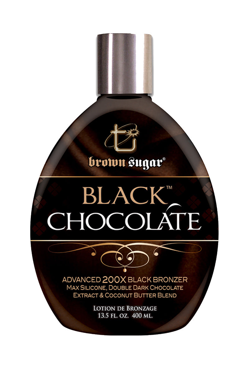 Lotion for solarium Brown Sugar Black Chocolate 200X black bronzer with double chocolate 400 ml