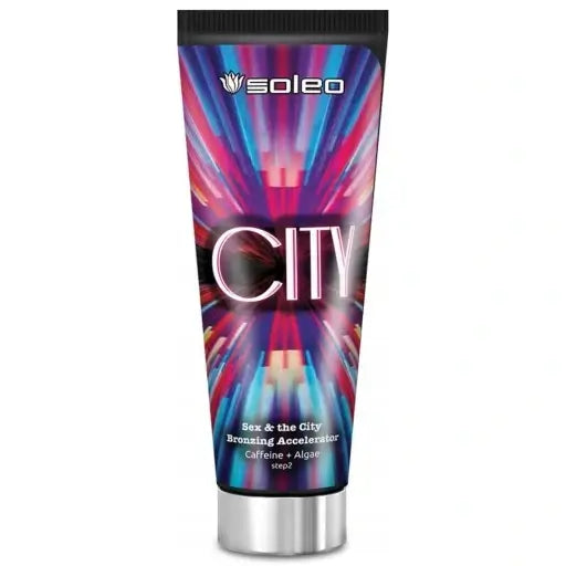 Accelerator for solarium Soleo City with cacao and algae extracts, 150 ml