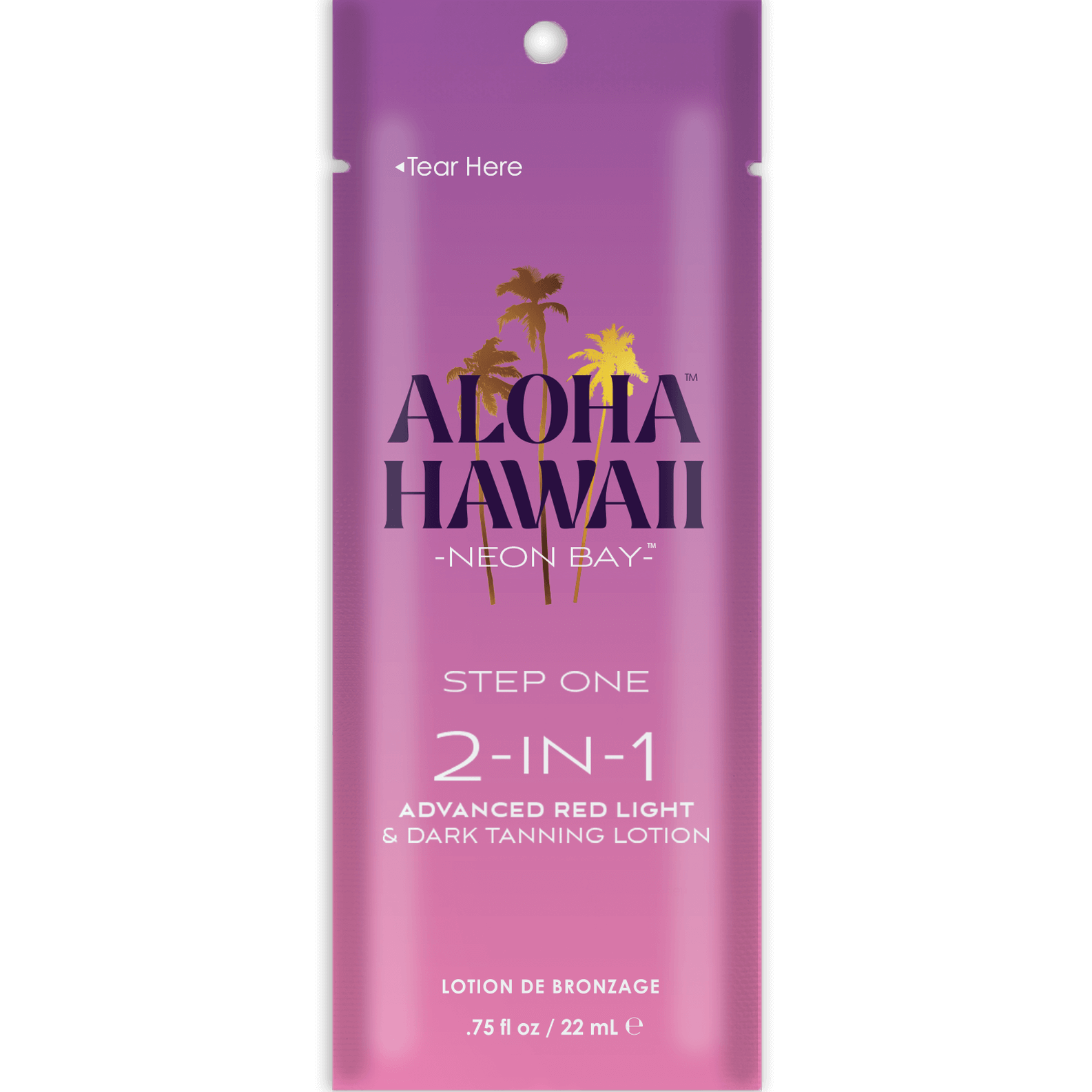 Accelerator for solarium Tan Inc Aloha Hawaii Neon Bay Red Light & Dark Tanning, 22 ml