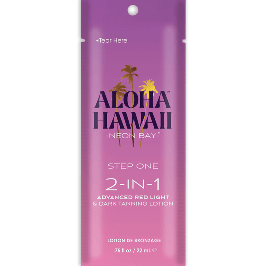 Accelerator for solarium Tan Inc Aloha Hawaii Neon Bay Red Light & Dark Tanning, 22 ml