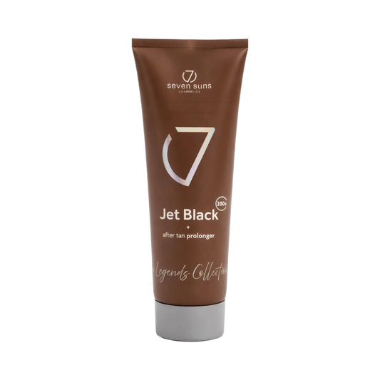 7suns Jet Black after tan prolonger tube front label view