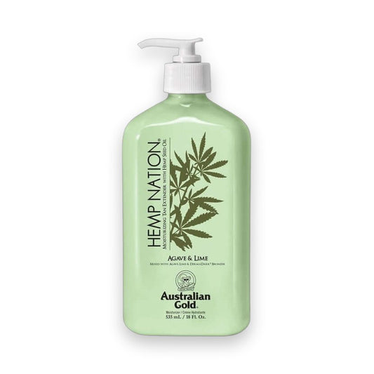 Australian Gold Hemp Nation Agave and Lime after tan lotion bottle
