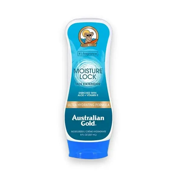 Australian Gold ultra hydrating tan extender with flip-top cap