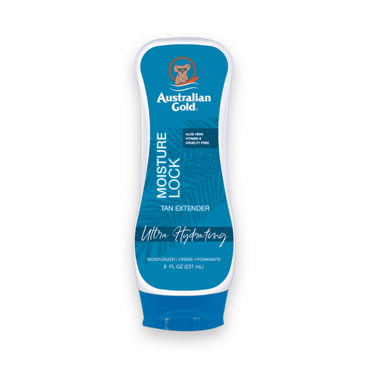 Australian Gold Moisture Lock after tan lotion with aloe vera and vitamin E