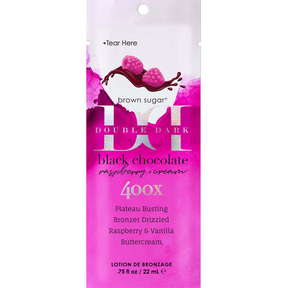 Cream for solarium Brown Sugar Double Dark Black Chocolate Raspberry