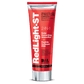 Red BWL Red Light-ST solarium lotion bottle featuring peptide collagen and vitamins for tan maximization