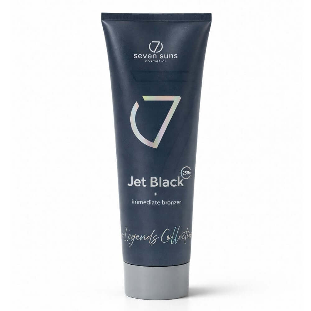 Cream for solarium 7suns Jet Black, Iconic Immediate Bronzer, 250 ml