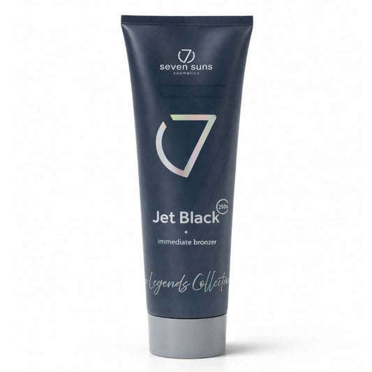 Cream for solarium 7suns Jet Black, Iconic Immediate Bronzer, 250 ml