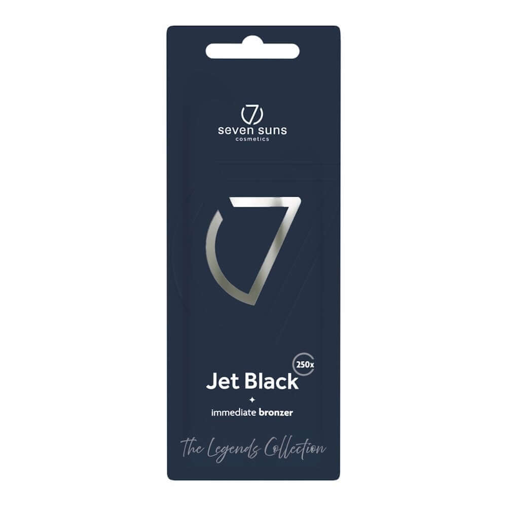 Cream for solarium 7suns Jet Black, Iconic Immediate Bronzer, 15 ml