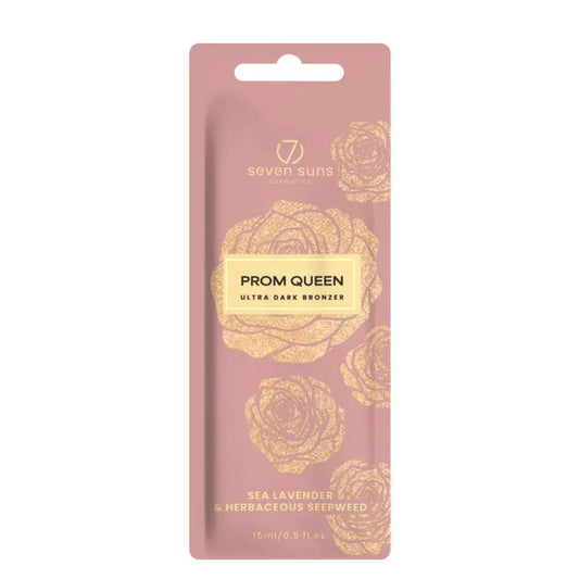Cream for solarium 7suns Prom Queen Ultra Dark Bronzer for lasting natural tan, 15 ml